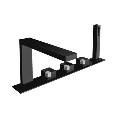 Carimali Ocube 5-hole Mixer Deck-Mount Tub Filler