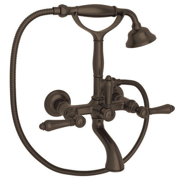 ROHL Exposed Wall Mount Tub Filler With Handshower