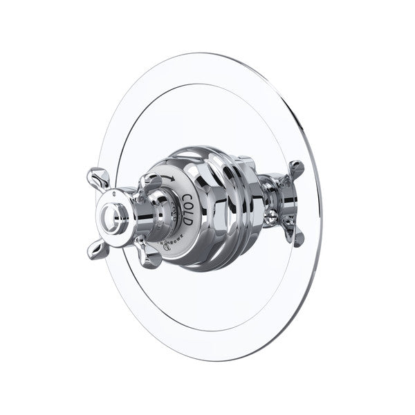 Perrin & Rowe Edwardian™ 3/4" Round Thermostatic Trim Without Volume Control