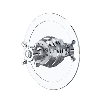 Perrin & Rowe Edwardian™ 3/4" Round Thermostatic Trim Without Volume Control
