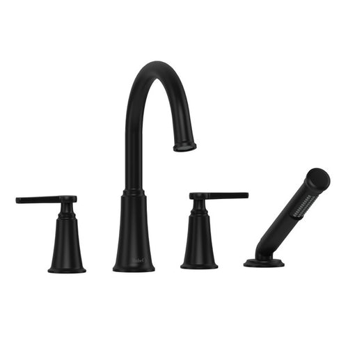 Riobel Momenti™ 4-Hole Deck Mount Tub Filler With C-Spout