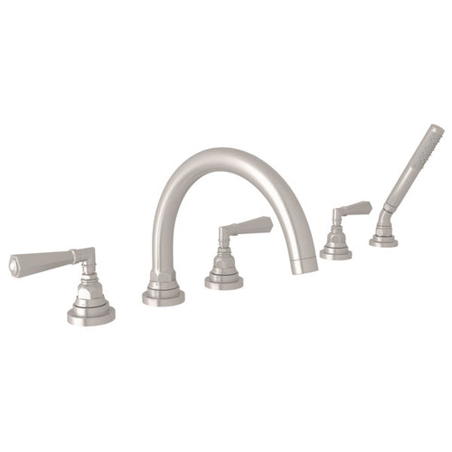 ROHL San Giovanni 5-Hole Deck Mount Tub Filler