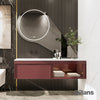 Orans 63" Wall-Mount Single Sink Vanity - Golzar Home