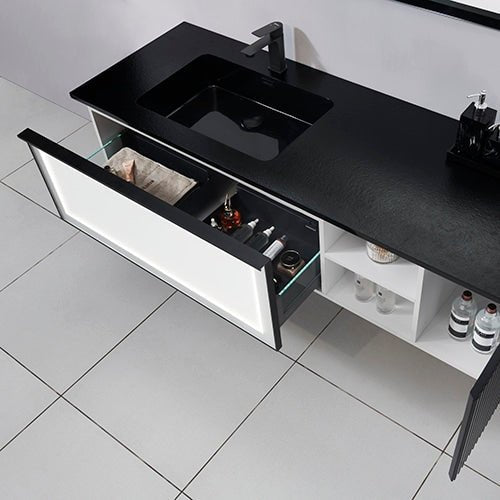 Orans 63" Wall-Mount Single Sink Vanity Bc9015 - Golzar Home
