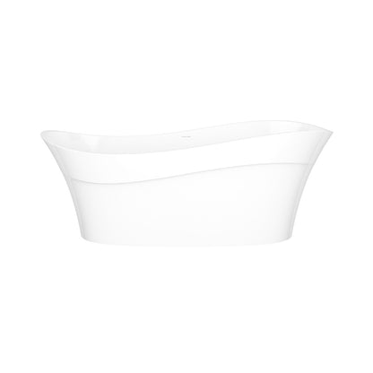 Victoria+Albert Pescadero 67" x 32" Freestanding Soaking Bathtub With Void - Standard White (Gloss)