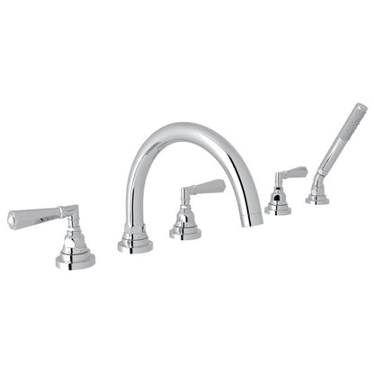 ROHL San Giovanni 5-Hole Deck Mount Tub Filler