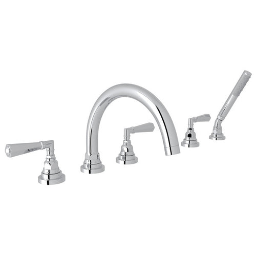 ROHL San Giovanni 5-Hole Deck Mount Tub Filler