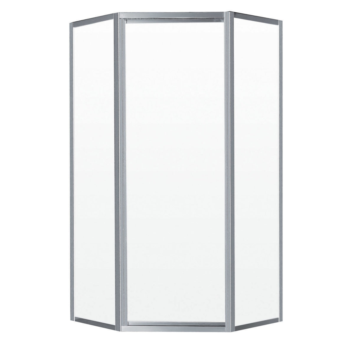 Neptune Ovada Neo-angle In 4 Mm For Corner Installation With Clear Glass In 38 x 38 x 70-Inch Pivot Shower Door