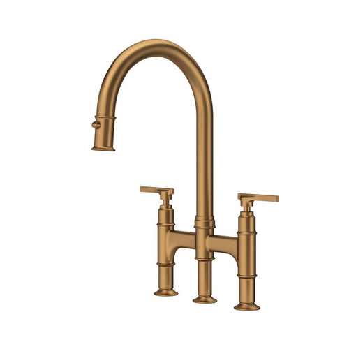 Perrin & Rowe Southbank Pull-Down Bridge Kitchen Faucet