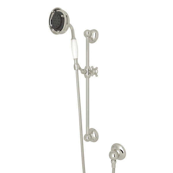 ROHL Handshower Set With 22" Slide Bar & 3-Function Handshower