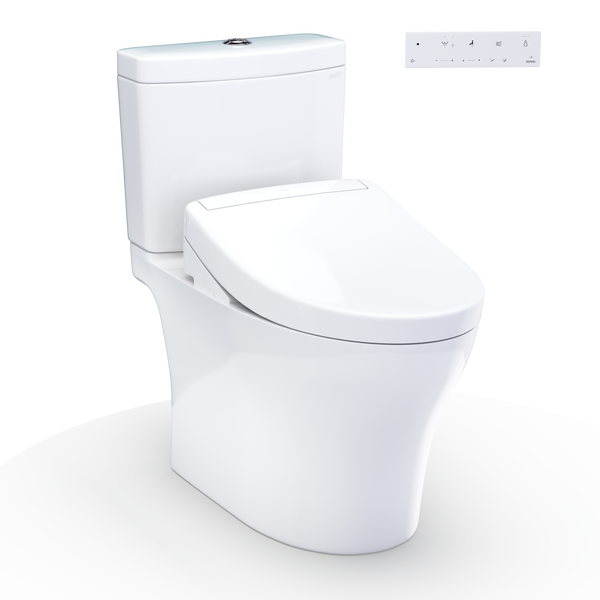 Toto Aquia® IV Washlet®+ S5 Two-Piece Toilet - 1.28 Gpf/0.9 Gpf - Regular Height