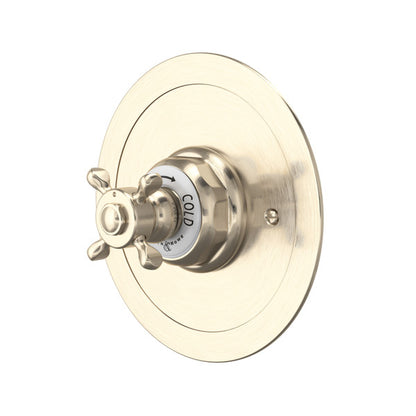 Perrin & Rowe Edwardian™ 3/4" Round Thermostatic Trim Without Volume Control
