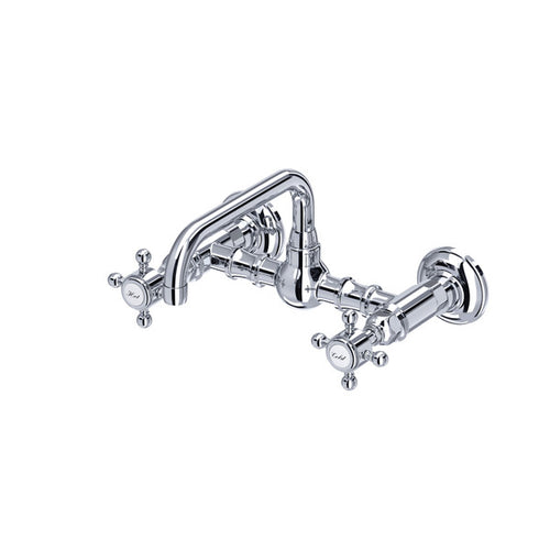 ROHL Acqui® Wall Mount Bridge Lavatory Faucet With U-Spout