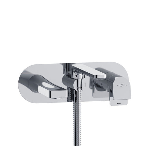 Riobel Ode™ Wall Mount Thermostatic/Pressure Balance Tub Filler Trim