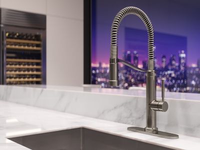 Bruton 1-Handle Culinary Pull-Down Kitchen Faucet 1-Handle Culinary Pull-Down Kitchen Faucet