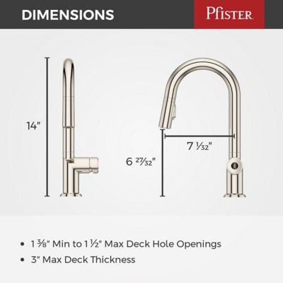 Tenet 1-Handle Pull-Down Bar & Prep Faucet 1-Handle Pull-Down Bar & Prep Faucet