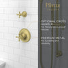 Tisbury Cross Handle Kit Cross Handle Kit Widespread Tub/Shower