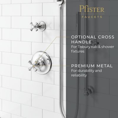 Tisbury Cross Handle Kit Cross Handle Kit Widespread Tub/Shower