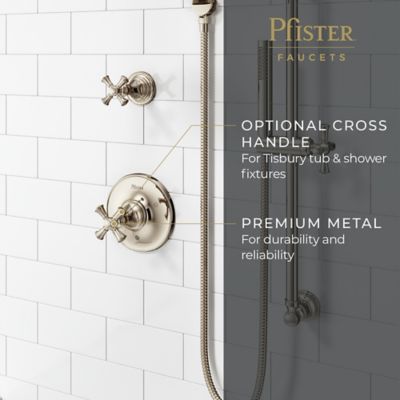 Tisbury Cross Handle Kit Cross Handle Kit Widespread Tub/Shower