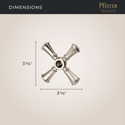 Tisbury Cross Handle Kit Cross Handle Kit Widespread Tub/Shower