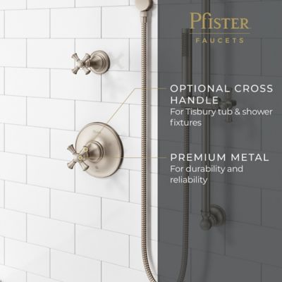 Tisbury Cross Handle Kit Cross Handle Kit Widespread Tub/Shower