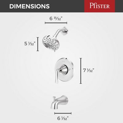 Ladera 1-Handle Tub & Shower Trim with Valve 1-Handle Tub & Shower Trim with Valve