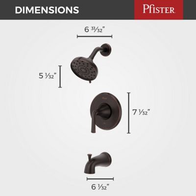 Ladera 1-Handle Tub & Shower Trim with Valve 1-Handle Tub & Shower Trim with Valve