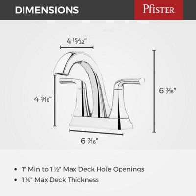 Ladera 2-Handle 4" Centerset Bathroom Faucet 2-Handle 4" Centerset Bathroom Faucet