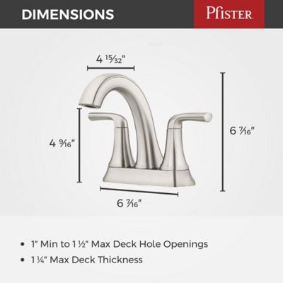 Ladera 2-Handle 4" Centerset Bathroom Faucet 2-Handle 4" Centerset Bathroom Faucet