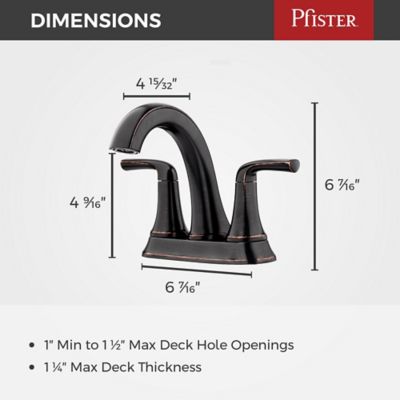 Ladera 2-Handle 4" Centerset Bathroom Faucet 2-Handle 4" Centerset Bathroom Faucet