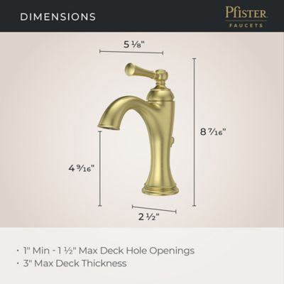 Tisbury Single Control Bathroom Faucet Single Control Bathroom Faucet