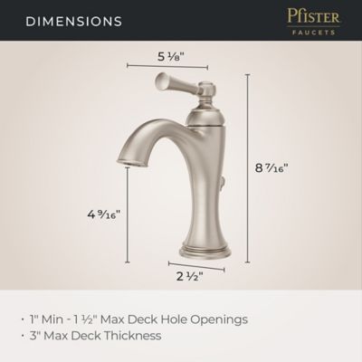 Tisbury Single Control Bathroom Faucet Single Control Bathroom Faucet