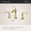 Tisbury 2-Handle 8" Widespread Bathroom Faucet 2-Handle 8" Widespread Bathroom Faucet