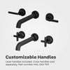 Tenet 2-Handle Wall Mount Bathroom Faucet 2-Handle Wall Mount Bathroom Faucet