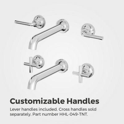 Tenet 2-Handle Wall Mount Bathroom Faucet 2-Handle Wall Mount Bathroom Faucet