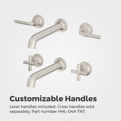 Tenet 2-Handle Wall Mount Bathroom Faucet 2-Handle Wall Mount Bathroom Faucet