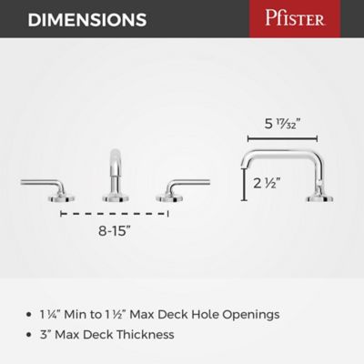Tenet 2-Handle 8" Widespread Bathroom Faucet 2-Handle 8" Widespread Bathroom Faucet