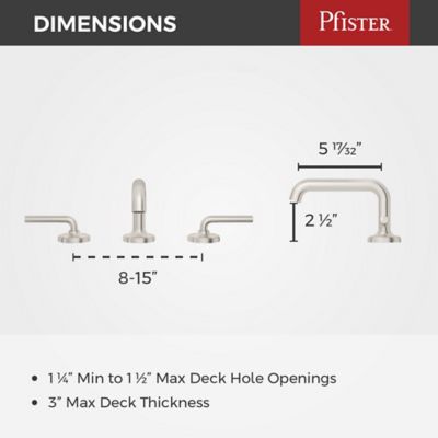 Tenet 2-Handle 8" Widespread Bathroom Faucet 2-Handle 8" Widespread Bathroom Faucet