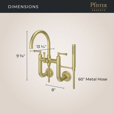 Tisbury Wall Mount Tub Filler Wall Mount Tub Filler