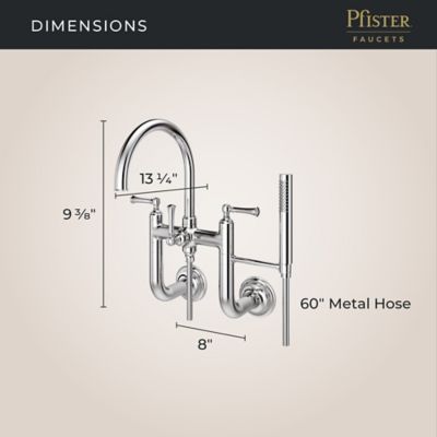 Tisbury Wall Mount Tub Filler Wall Mount Tub Filler