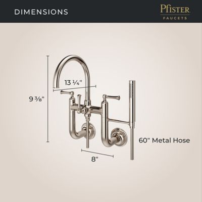 Tisbury Wall Mount Tub Filler Wall Mount Tub Filler