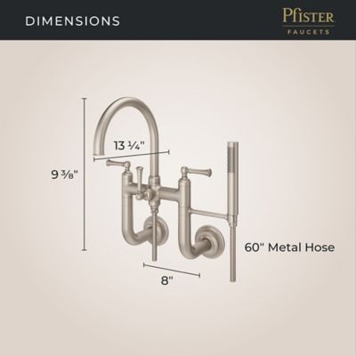 Tisbury Wall Mount Tub Filler Wall Mount Tub Filler