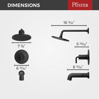 Tenet 1-Handle Tub & Shower Trim Kit 1-Handle Tub & Shower Trim Kit
