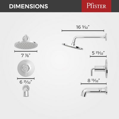 Tenet 1-Handle Tub & Shower Trim Kit 1-Handle Tub & Shower Trim Kit