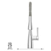 Raya 1-Handle Pull-Down Kitchen Faucet 1-Handle Pull-Down Kitchen Faucet