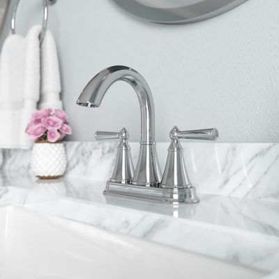 Saxton 2-Handle 4" Centerset Bathroom Faucet 2-Handle 4" Centerset Bathroom Faucet