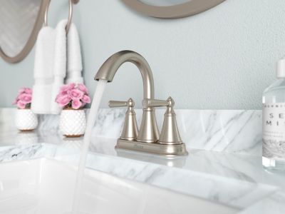 Saxton 2-Handle 4" Centerset Bathroom Faucet 2-Handle 4" Centerset Bathroom Faucet