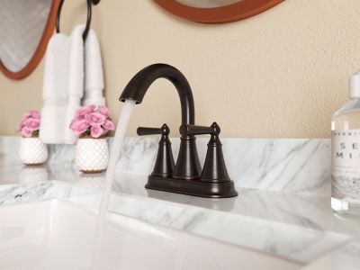 Saxton 2-Handle 4" Centerset Bathroom Faucet 2-Handle 4" Centerset Bathroom Faucet