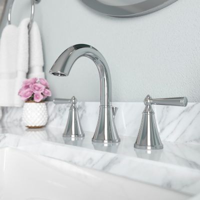 Saxton 2-Handle 8" Widespread Bathroom Faucet 2-Handle 8" Widespread Bathroom Faucet