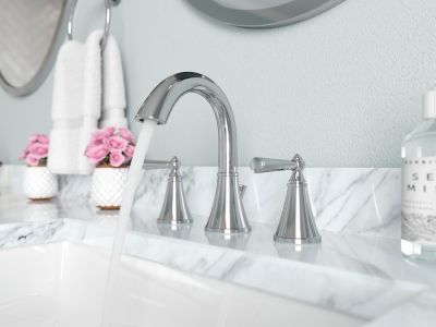 Saxton 2-Handle 8" Widespread Bathroom Faucet 2-Handle 8" Widespread Bathroom Faucet